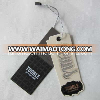 Paper Hang Tag with String for Garment