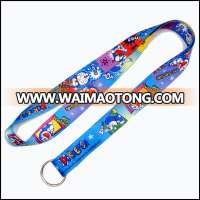 Polyester Multi-Color Dye Sublimation/Heat Transfer Logo Custom Lanyard for Sports